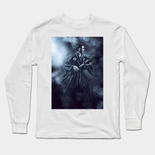 The SAMURAI Abstract Legendary Mystical Warrior Military Artwork Long Sleeve T-Shirt